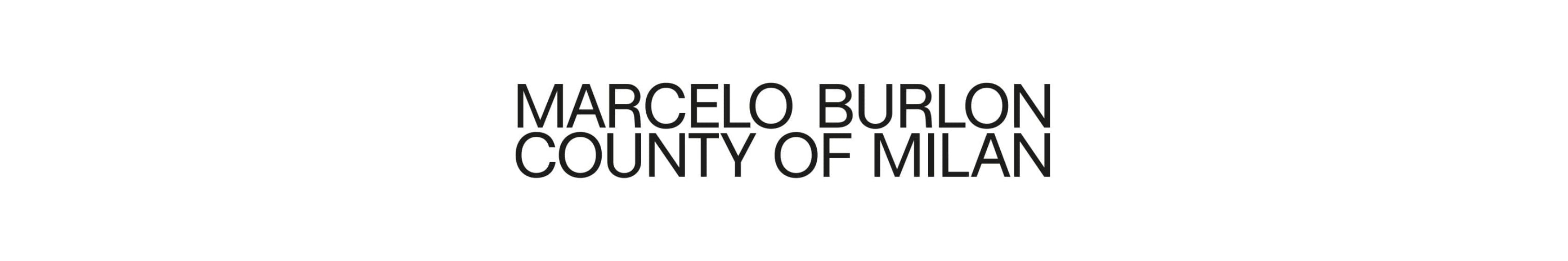 County Of Milan Marcelo Burlon
