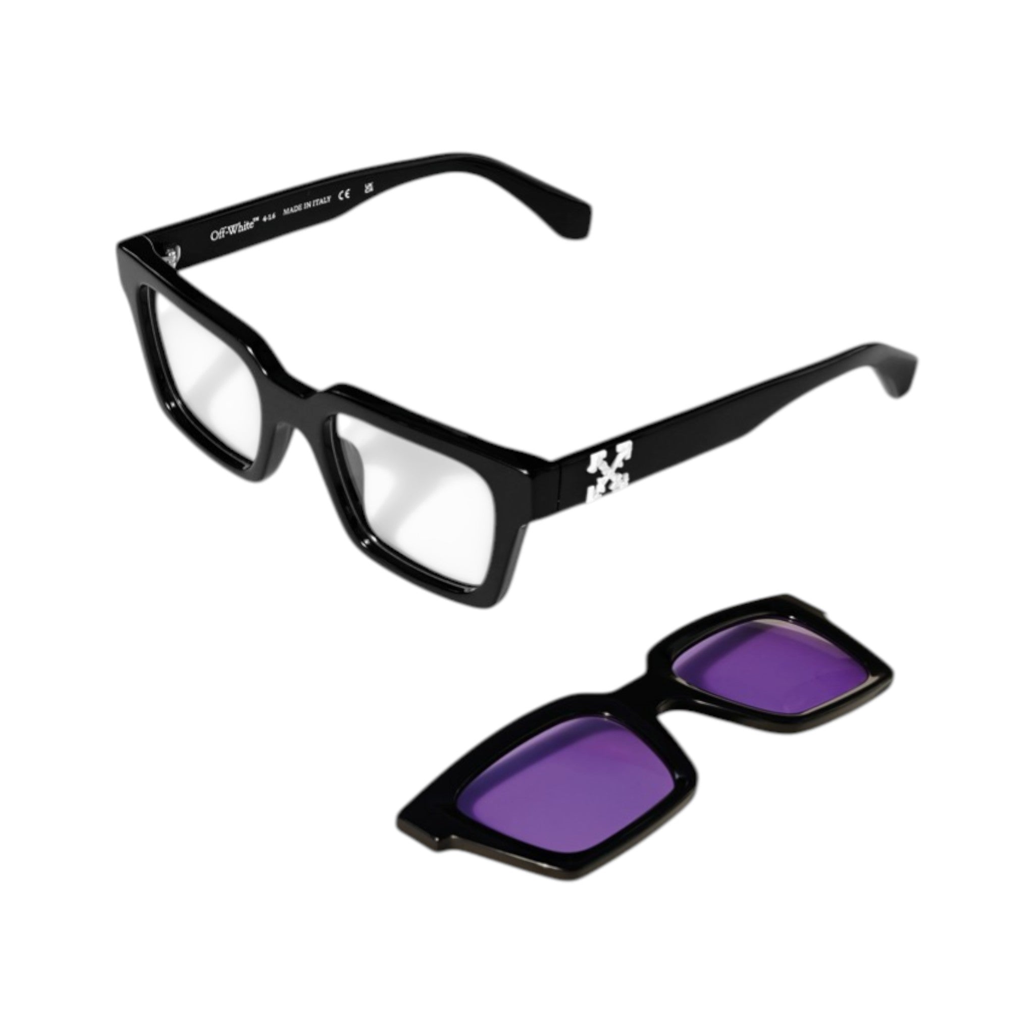 OFF WHITE - OCCHIALI DA SOLE CLIP ON