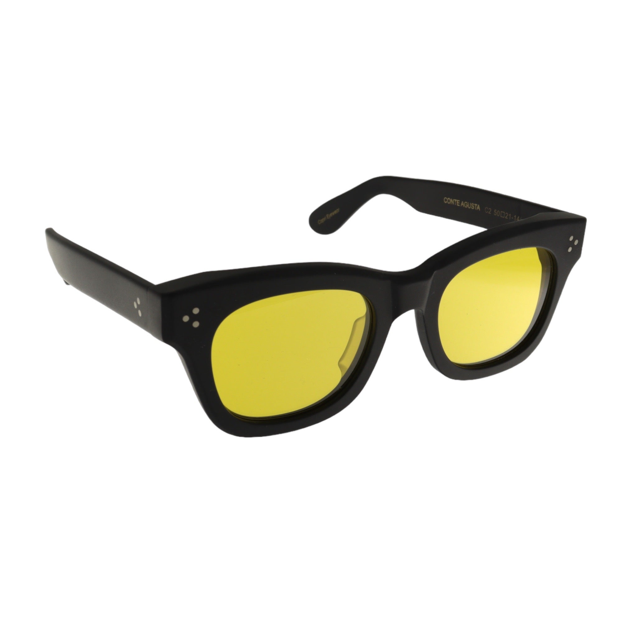 BlueLight - Capri Eyewear CONTE AUGUSTA NERO SATINATO Ottica Azzurro Capri