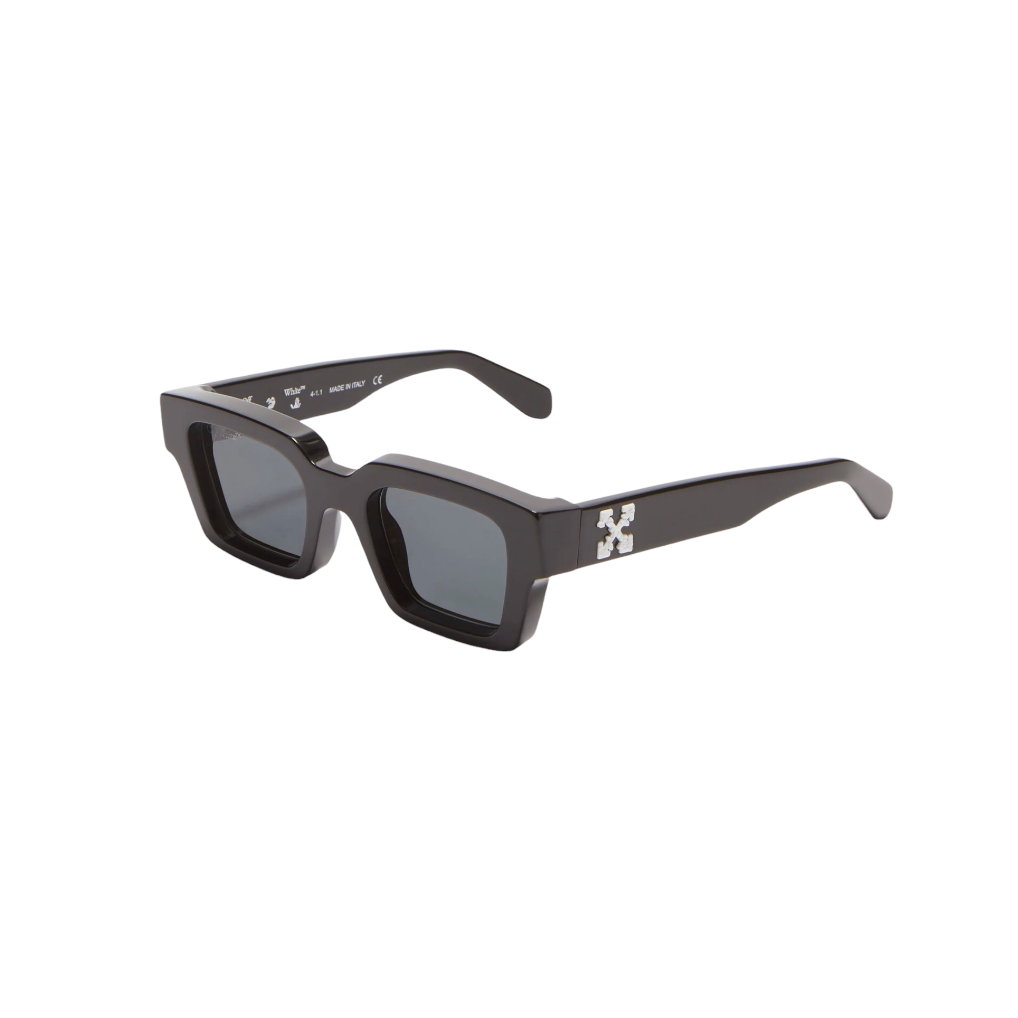 Off white top black sunglasses